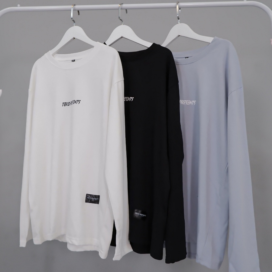 Áo thun DÀI TAY TUCO trắng form rộng oversize unisex nam nữ nỉ dày dặn không xù local brand. phông basic cotton tay dài