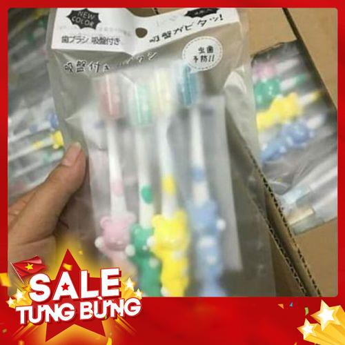 Bộ 4 bàn chải đánh răng cho bé - Siêu HOT
