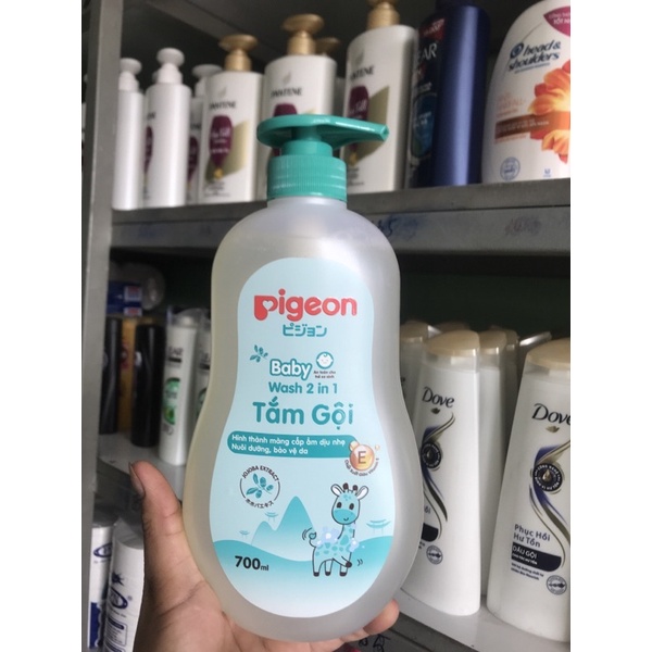 Tắm gội Pigeon hương jojoba chai 700ml (mẫu mới )