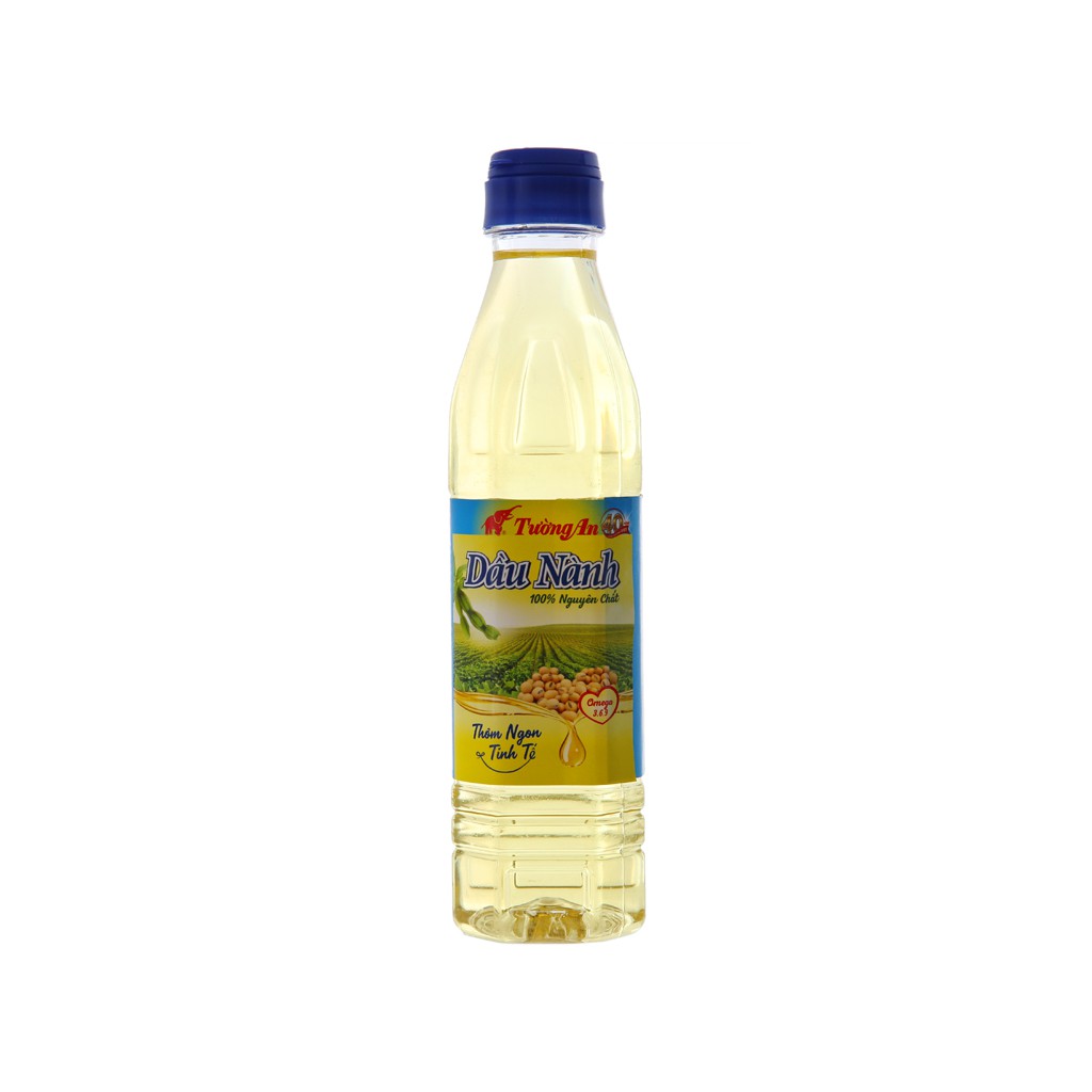 Dầu đậu nành nguyên chất 100% Tường An chai 400ml