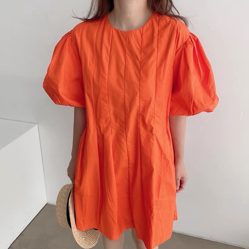 [Mã WASTMINI giảm 10% tối đa 30K đơn 150K] Đầm tay bồng phong cách Hàn | BigBuy360 - bigbuy360.vn