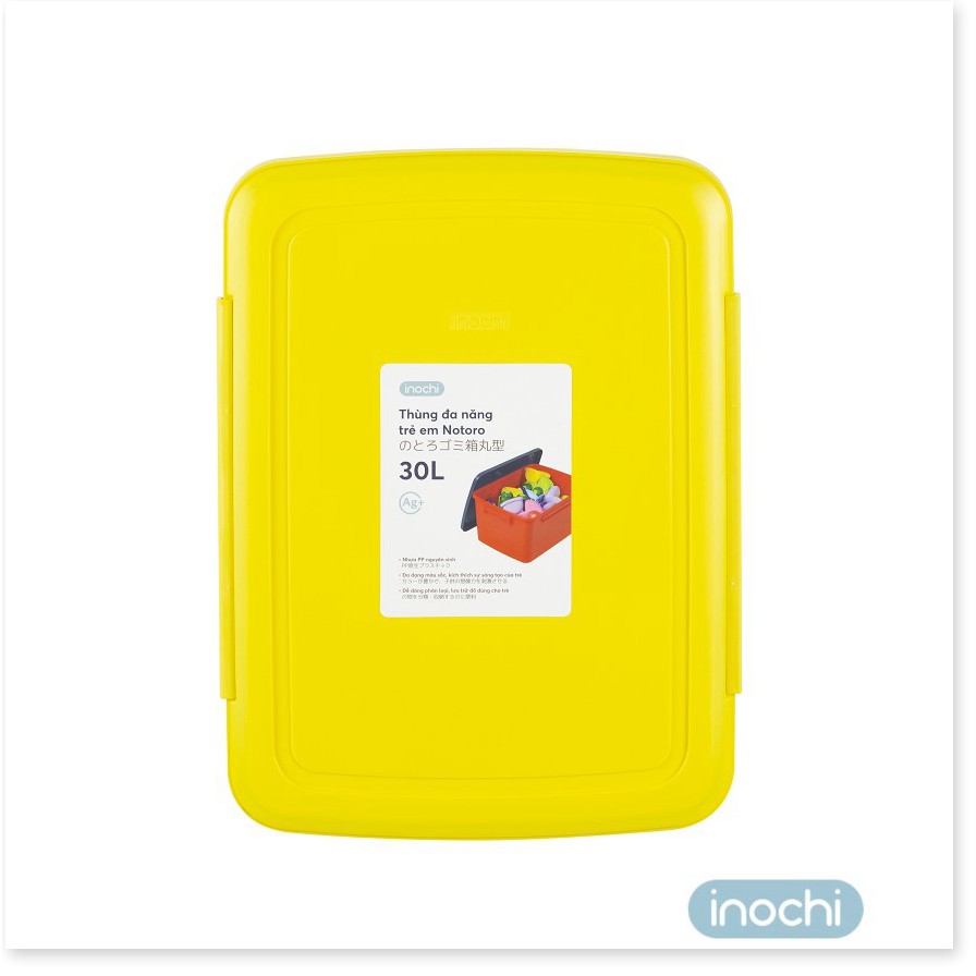 Thùng nhựa đa năng trẻ em Inochi 30L - Không gian lưu trữ lớn, Màu sắc nổi bật, Chất lượng Nhật Bản