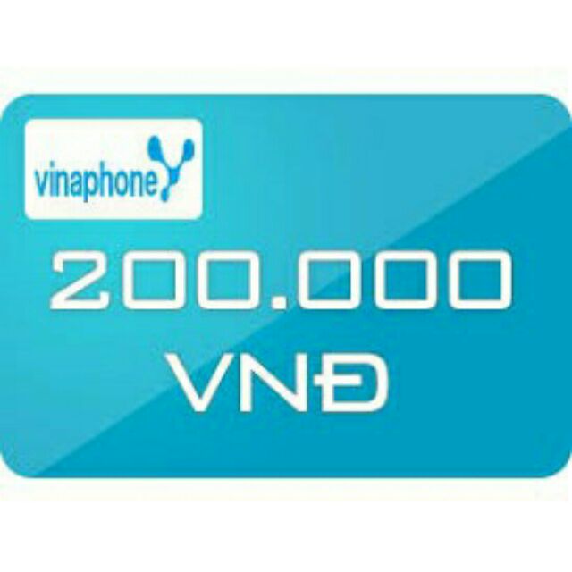 Thẻ cào vinaphone nạp 200.000đ