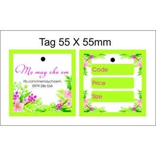 In tag giấy số lượng 2000 chiếc