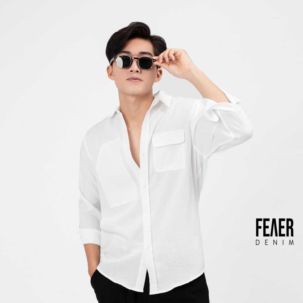 Áo sơ mi nam tay dài FEAER chất Linen thoáng Linen Silky