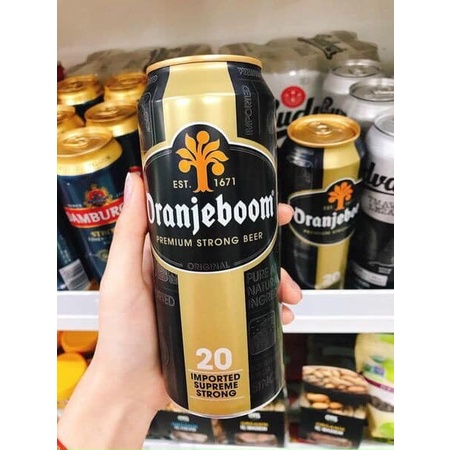 Bia lon Oranjeboom bia độ đậm: 8.5% , 12%, 14% - Hà Lan
