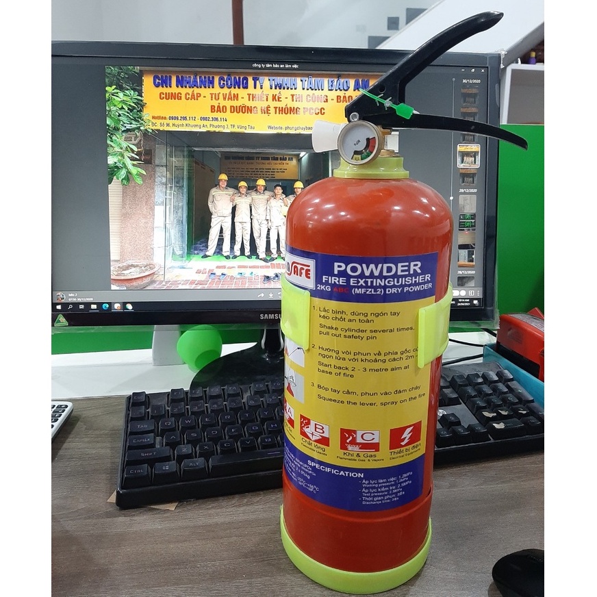 Bình Chữa Cháy Dạng Bột Abc Mfzl2Kg