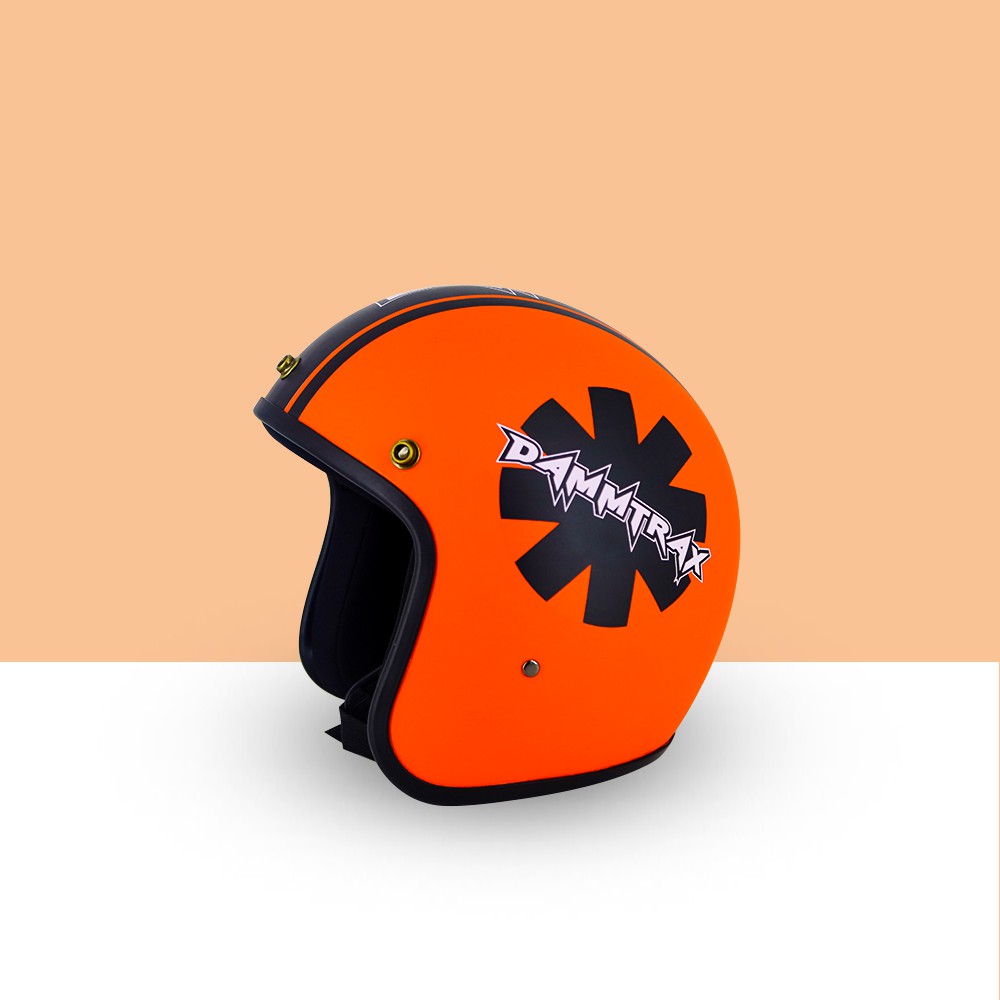 Mũ Bảo Hiểm 3/4 Tem Hươu Cao Cổ - ASA HELMETS