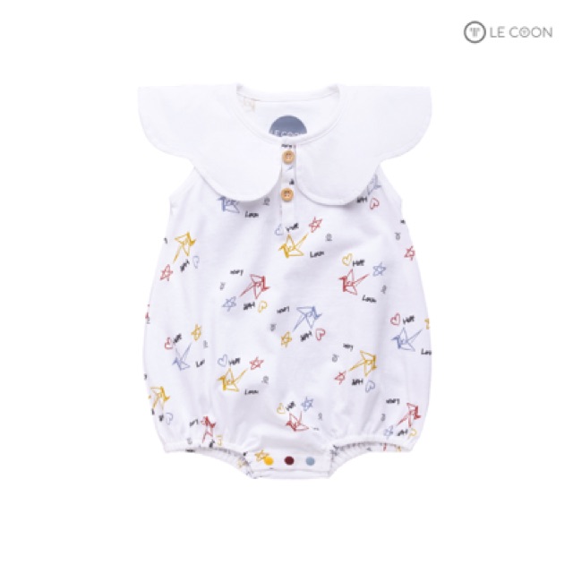 LE COON | Bộ Romper Cánh Hoa  3 tháng-2 tuổi [ babyboo]