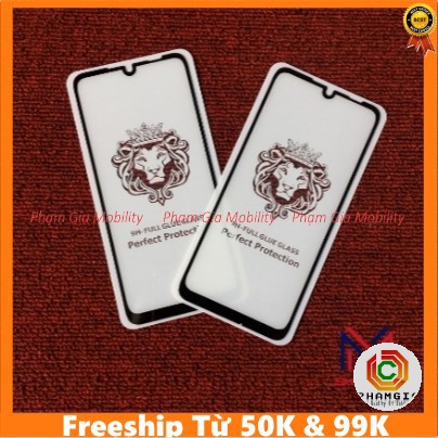 Kính cường lực Vivo V11i full màn, full keo, không chấm liti, hít toàn màn hình