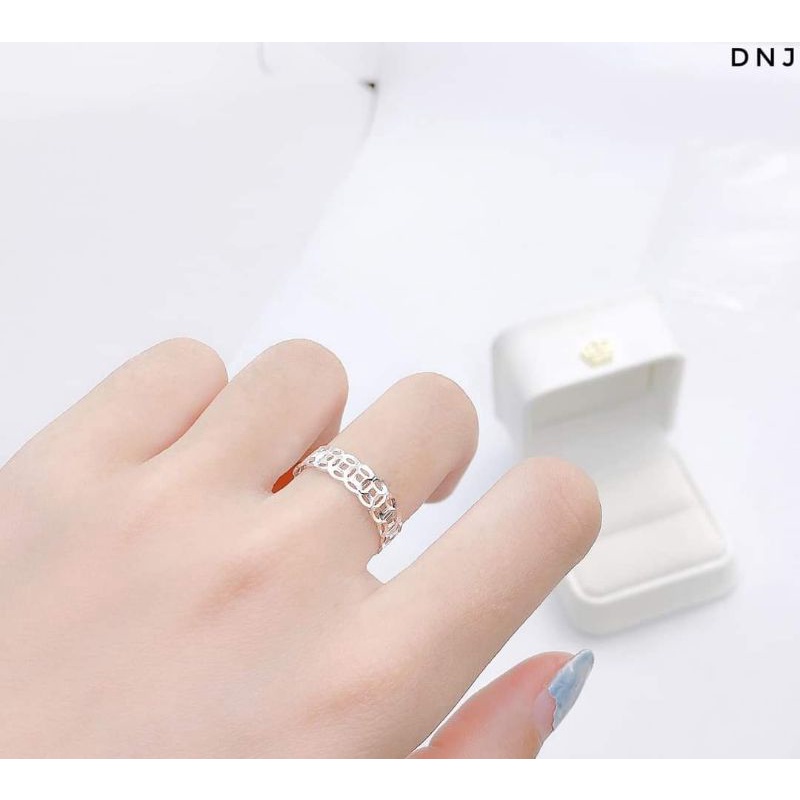 NHẪN KIM TIỀN BẠC HÀNG DÀY DẶN MAY MẮN TÀI LỘC