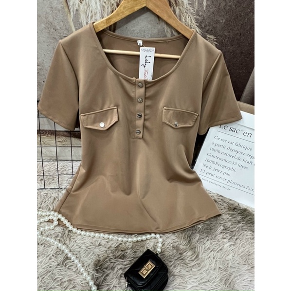 ÁO THUN KIỂU PHỐI NÚT BIGSIZE 65-100KG KÈM ẢNH THẬT