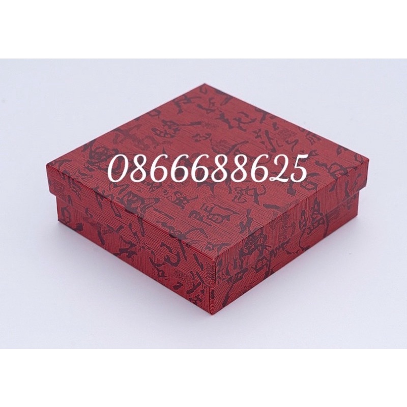 Hộp đựng vòng in hình Phật giáo thư pháp mẫu mới