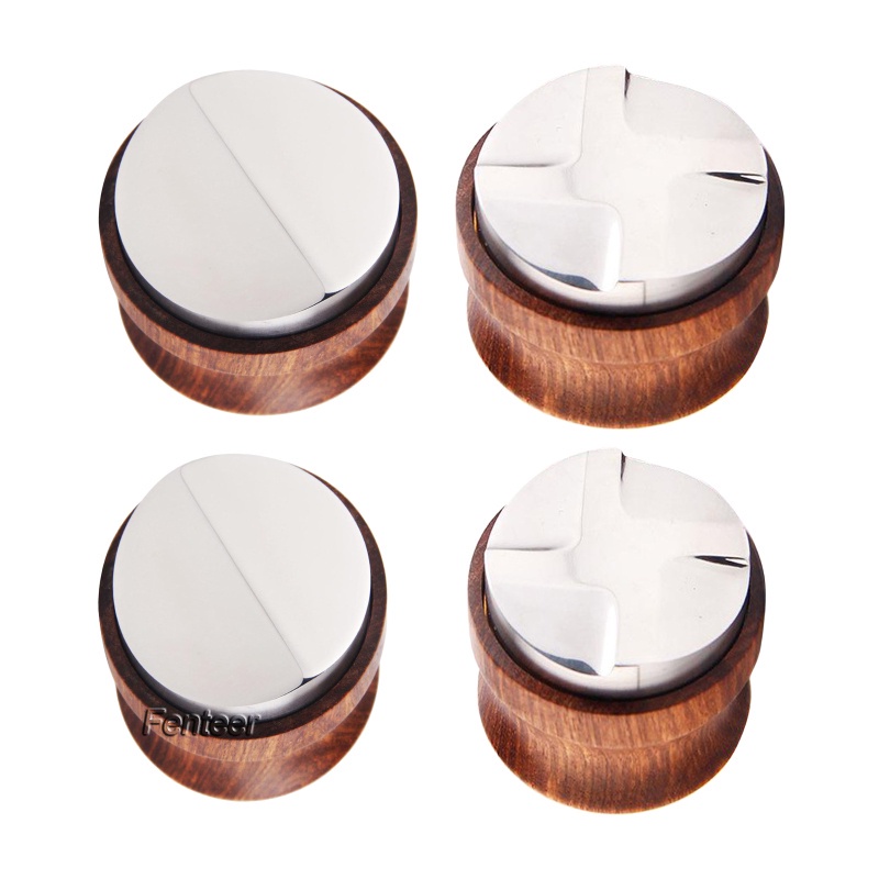 Dụng cụ ép phân chia cà phê Espresso 51/53mm 4 đường rãnh nghiêng góc