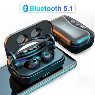 Tai nghe Bluetooth Pro F9 TWS 5.0 chống ồn chống nước tích hợp sạc dự phòng