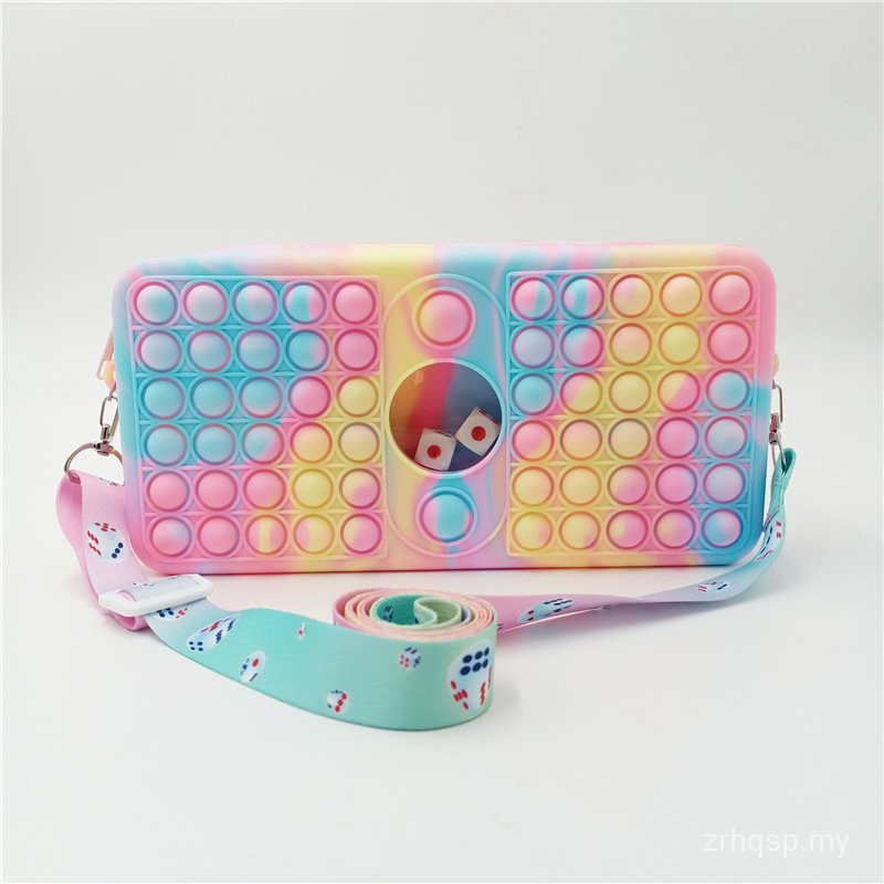 Mới Đồ Chơi pop It Xách Tay Bóp Xả Stress Kích Thước Lớn Đồ Chơi pop It Mặt Dây Đeo Túi Xách Đi Học Cho Người Lớn Bán Chạy Giáo Dục