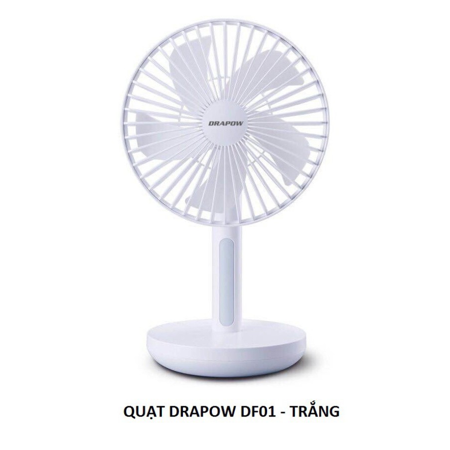 Quạt Để Bàn Thông Minh XIAOMI SOLOVE F5 desktop fan và quạt DRAPOW DF01 mini có đèn led cho văn phòng gia đình nhỏ gọn