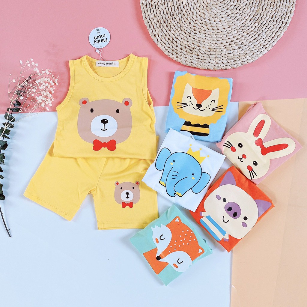 SALE BỘ THUN LẠNH 3 LỖ MINKY MOM CAO CẤP MỚI NHẨT(BLMT)