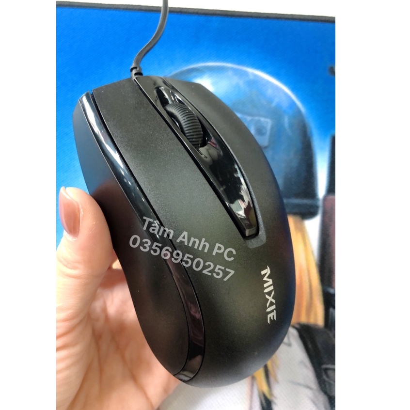 Chuột có dây Mixie M01 - M02 Hàng chính hãng , Bảo hành 12 tháng