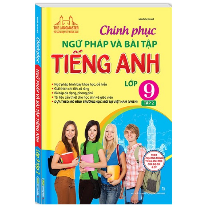 Sách - The Langmaster - Chinh phục ngữ pháp và bài tập tiếng Anh lớp 9 tập 2