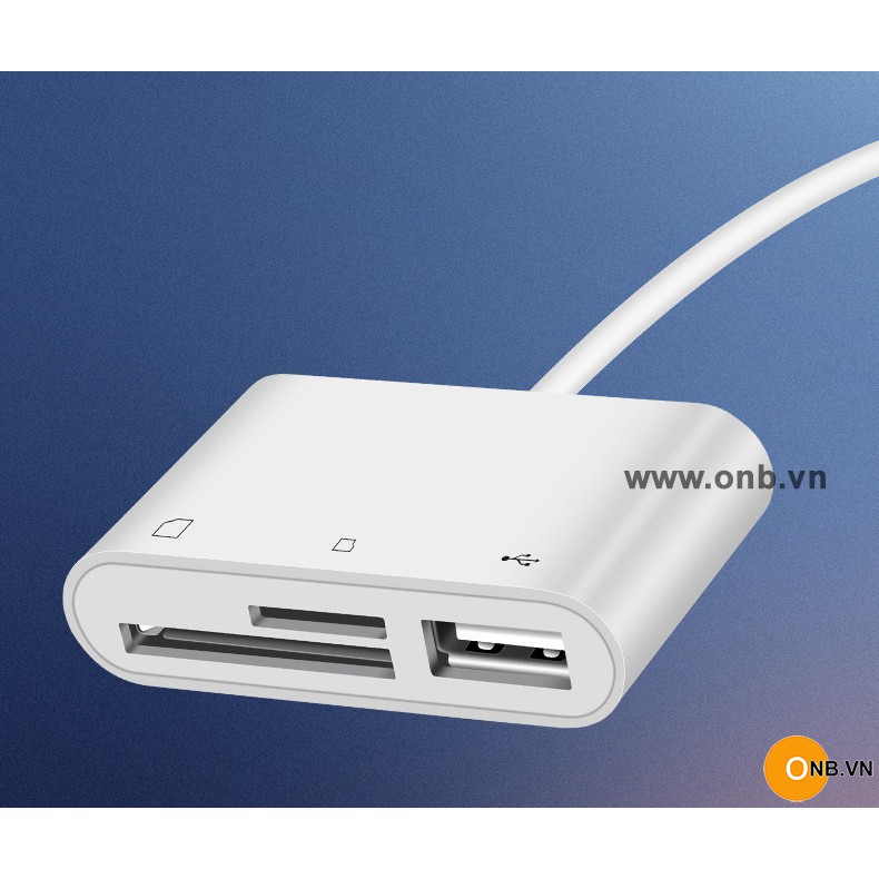 Đầu đọc thẻ nhớ SD cho điện thoại Iphone IOS 14.4 và Android 9.0