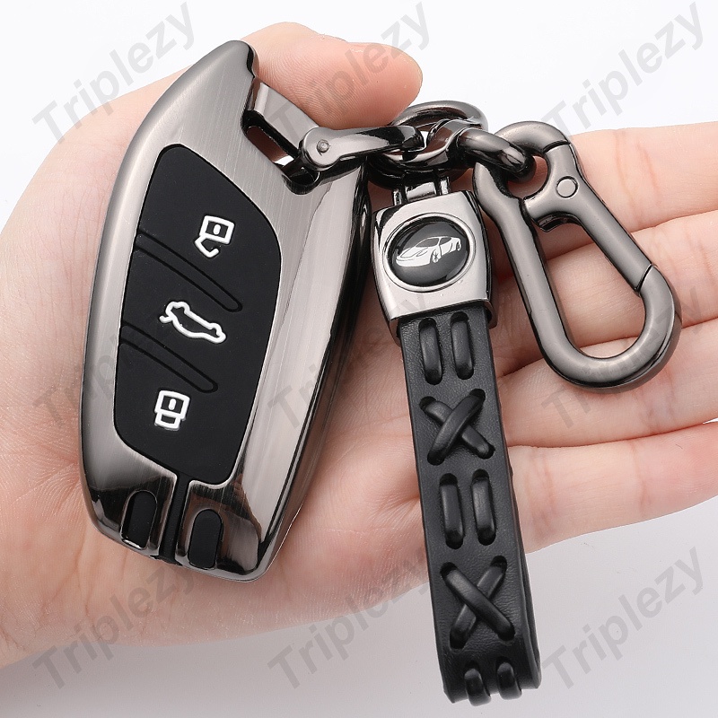 Vỏ Bọc Bảo Vệ Chìa Khóa Bằng Hợp Kim Kẽm Chuyên Dụng Cho Xe Hơi MG ZS EV MG6 EZS HS EHS 2019 2020 For Roewe RX5 i6 i5 RX3 RX8 ERX5