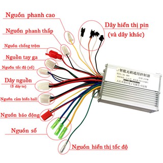 Bộ Điều Khiển (Board) Xe Đạp Điện 36/48V-350W