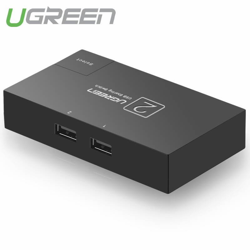[HOT] Bộ chuyển mạch chia sẻ USB 2.0 - 2 vào 1 - UGREEN US158 - 30345 (đen) - Hàng chính hãng