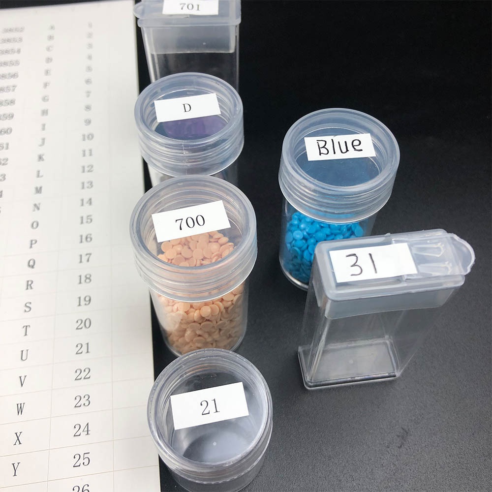 Bộ 2500-10000 Nhãn Dán Phân Loại Hạt Đá Chống Thấm Nước Tiện Dụng