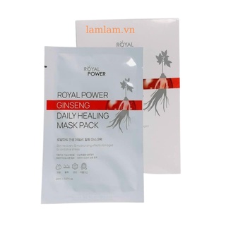 Mặt Nạ Dưỡng Trắng- Ngăn Chặn Lão Hoá Hồng Sâm Royal Power Ginseng Daily Healing Mask Pack