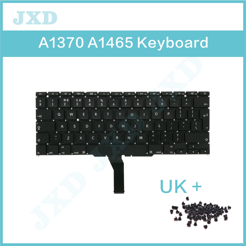 Macbook Mới Dành Cho Apple Air 11 "A1370 A1465 UK Bàn Phím Thay Thế Có Đèn Nền 2011-2015 Năm pxa3" A