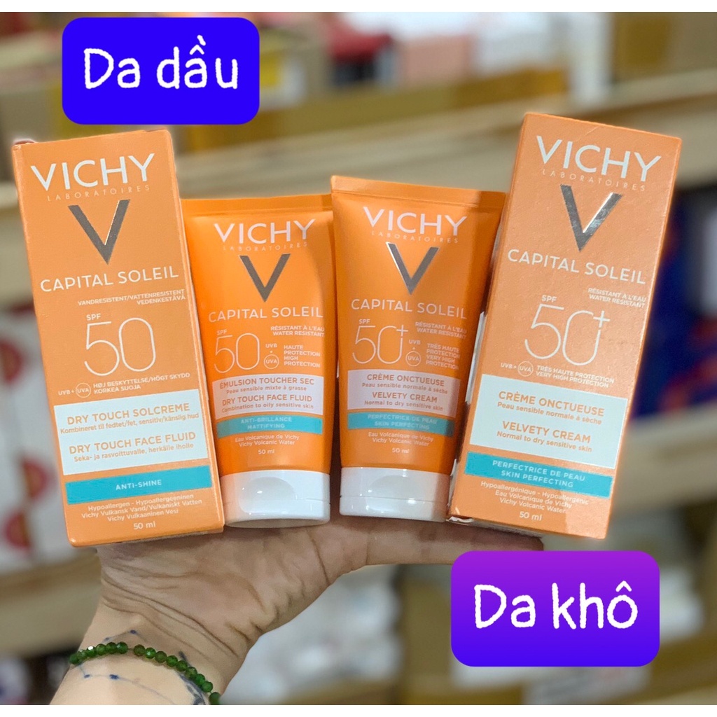 Kem chống nắng #Vichy 𝐋𝐚𝐛𝐨𝐫𝐚𝐭𝐨𝐢𝐫𝐞𝐬 𝐂𝐀𝐏𝐈𝐓𝐀𝐋 𝐒𝐎𝐋𝐄𝐈𝐋 𝐒𝐏𝐅𝟓𝟎+