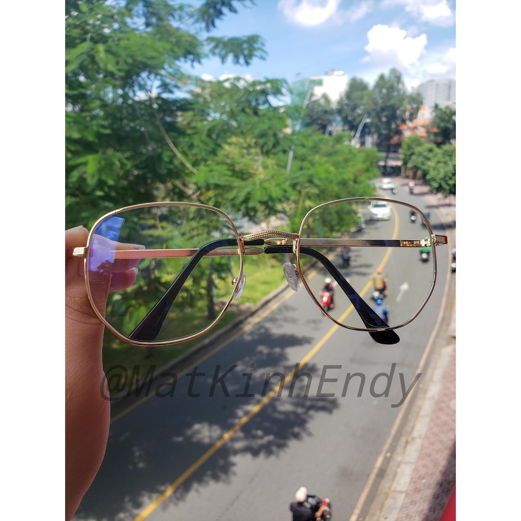 Gọng kính cận kim loại D1007 👓 Kính cận thời trang | BigBuy360 - bigbuy360.vn