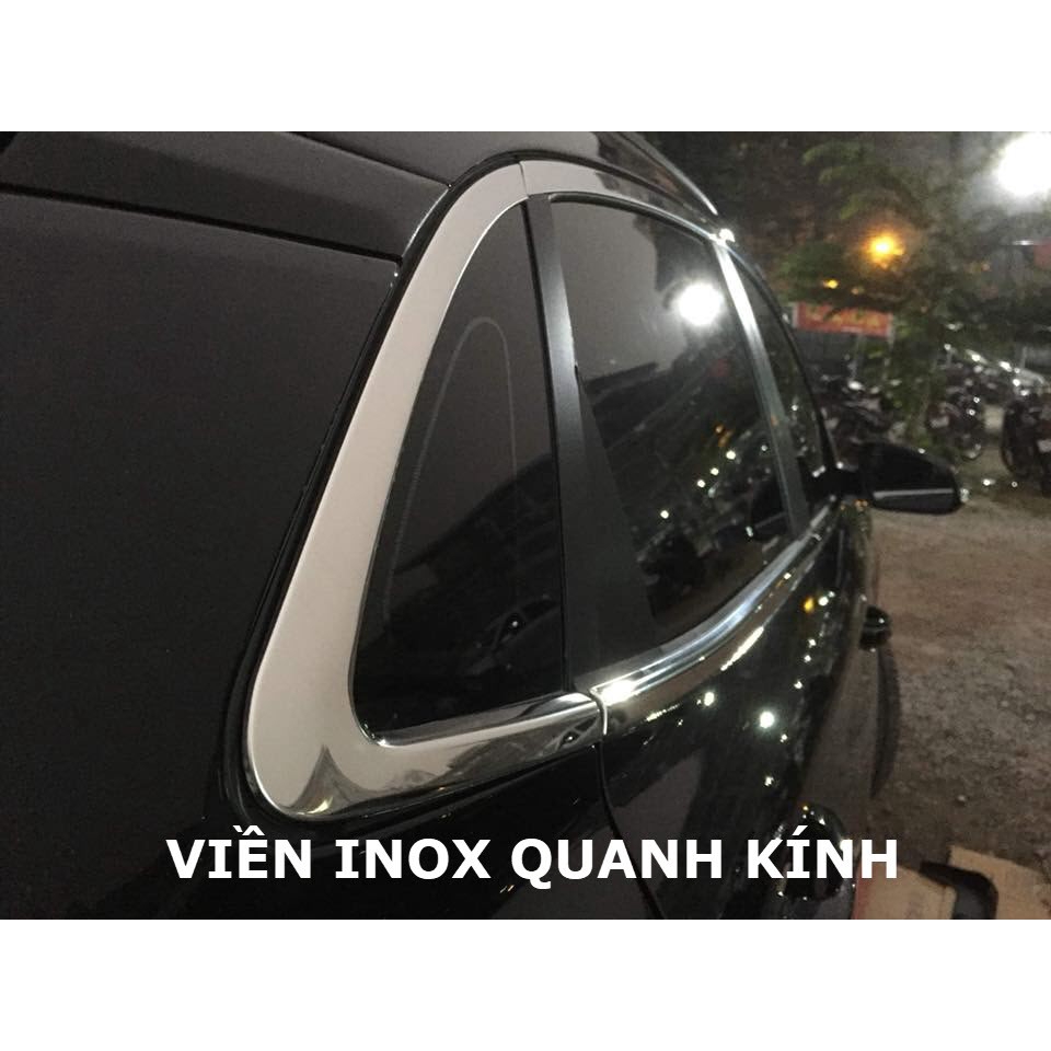 Nẹp chân và viền cong kính Hyundai Kona 2018-2021