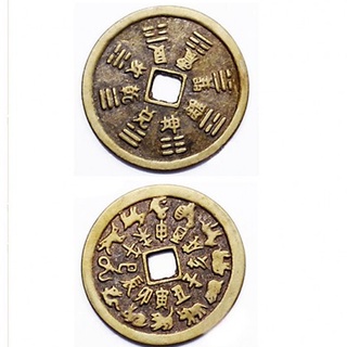 [FLASH SALE] Combo 2 đồng tiền áp tuế, xu thái tuế bằng đồng