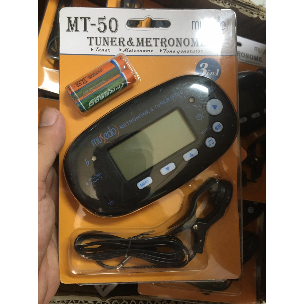 MÁY GÕ NHỊP TUNNER MUSEDO MT50 - MT80 - Meideal M50 - GUITAR, VIOLIN, UKULELE, PIANO