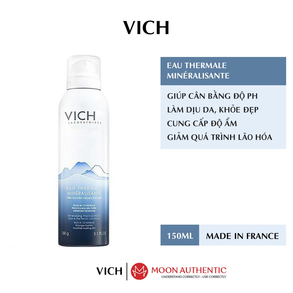 Xịt Khoáng Vichy Eau Thermale 150ml (Bestseller)