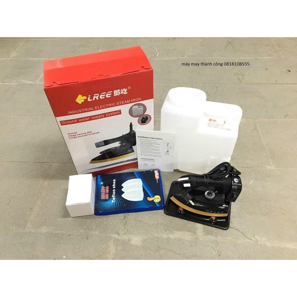 Bàn Là Hơi Nước Sử Dụng Củ Bơm Công Nghiệp Thế Hệ Mới Hơi Nước Ra Khỏe Nhanh Vào Nếp ( tặng kèm tất là)