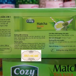 Trà sữa Cozy Moment Matcha 225ml