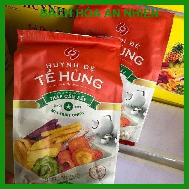 Trái cây sấy hoa quả sấy thập cẩm Tề Hùng 500gr