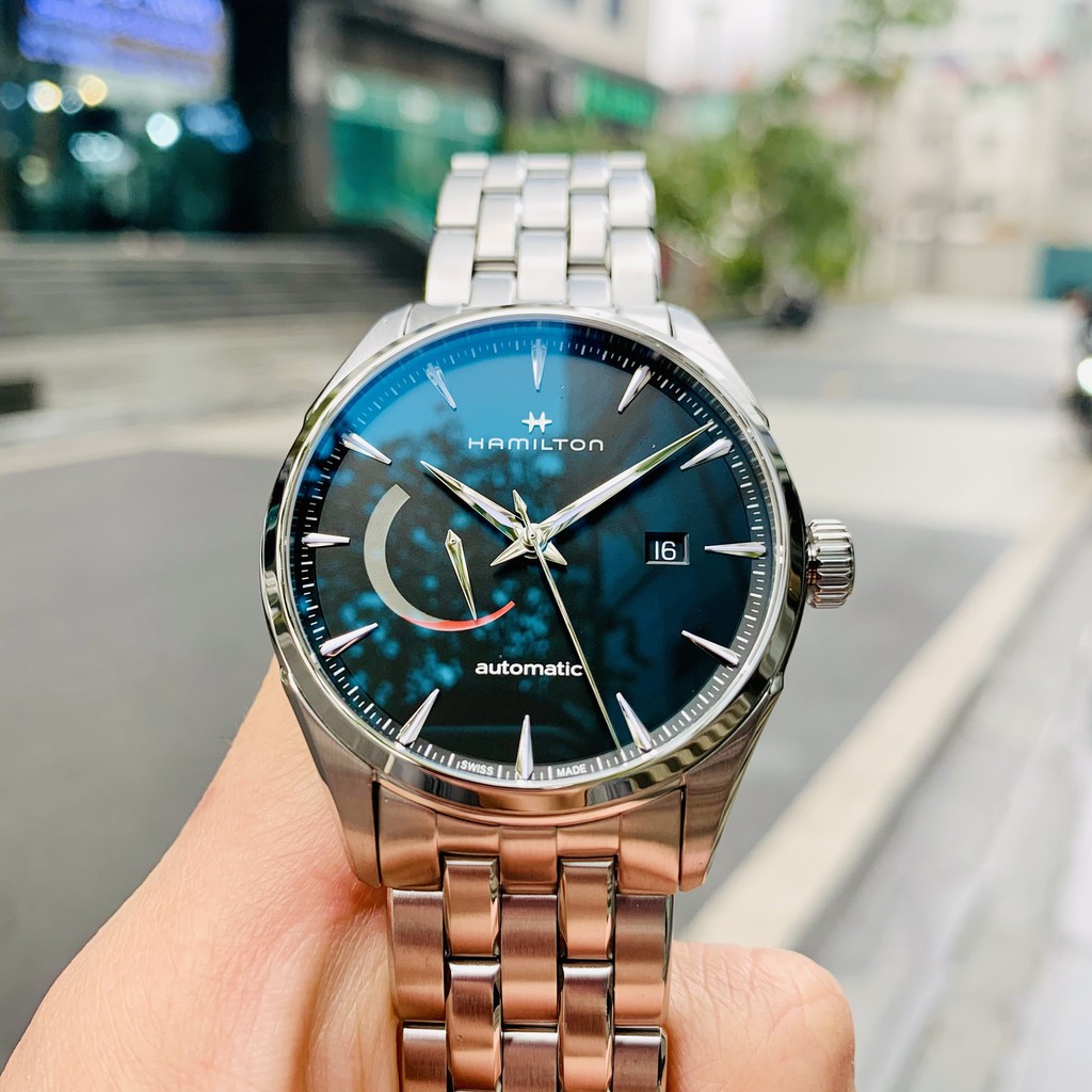Đồng hồ nam chính hãng Hamilton Jazzmaster Power Reserve H32635131 - Máy cơ tự động - Kính Sapphire
