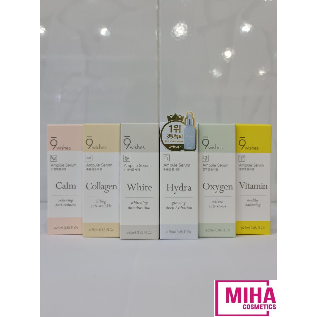 Tinh Chất Serum Dưỡng Da 9WISHES PERFECT AMPULE SERUM 25ml