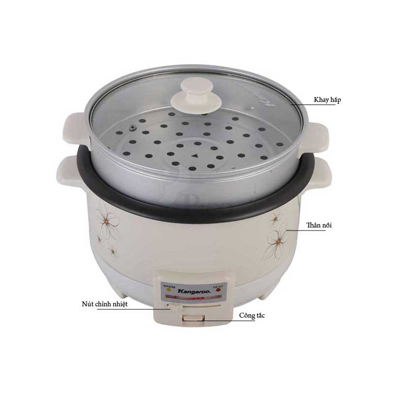 Nồi lẩu điện Kangaroo KG2 4.5 lítLND001S13 GOGOM 3012