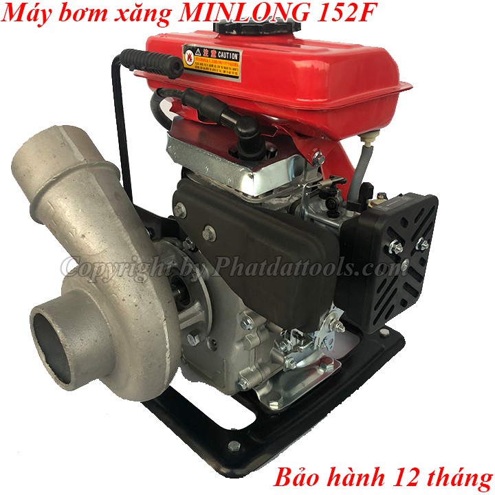 Máy bơm xăng MINLONG 152F Bơm Nước Dùng Xăng Trong Tưới Tiêu Ruộng Vườn Công Suất 2000W