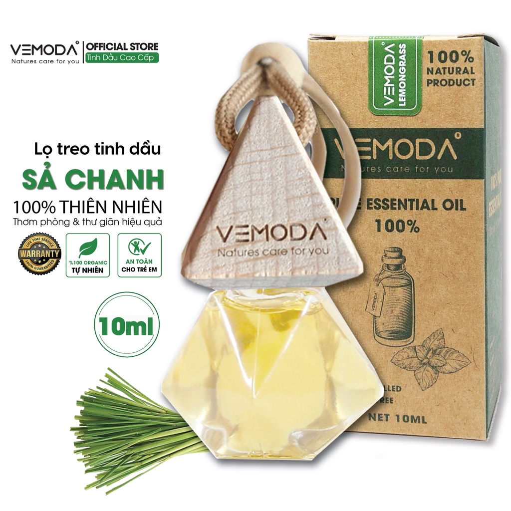 Tinh dầu treo xe Vemoda giúp khử mùi, làm thơm - Dung tích 8ml