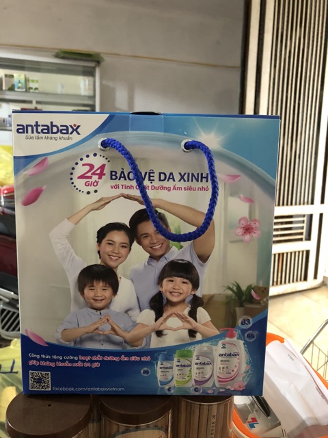 Sữa tắm diệt khuẩn antabax(combo 2 chai)