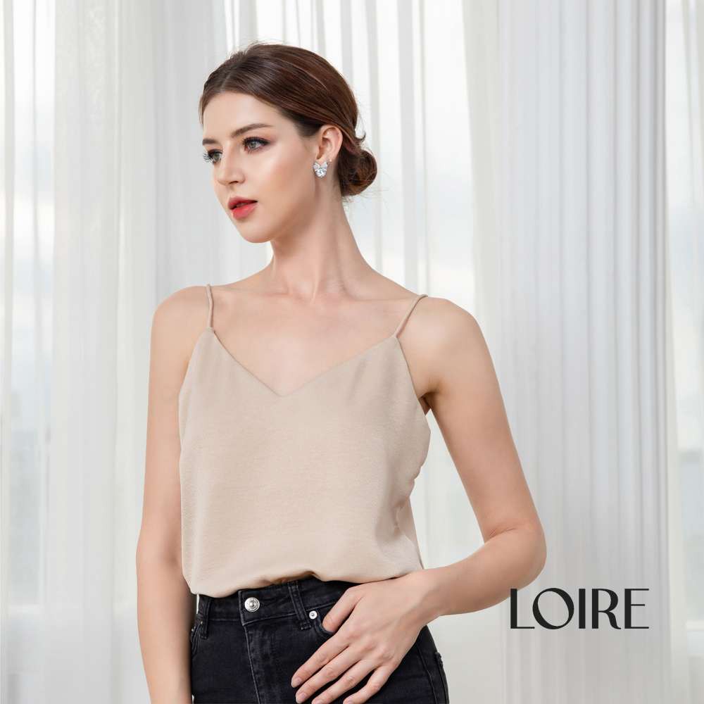 [Mã WABRLR2045 giảm 10% đơn 250K] Áo Lụa 2 Dây Cao Cấp LOIRECHIC Freesize LAL01