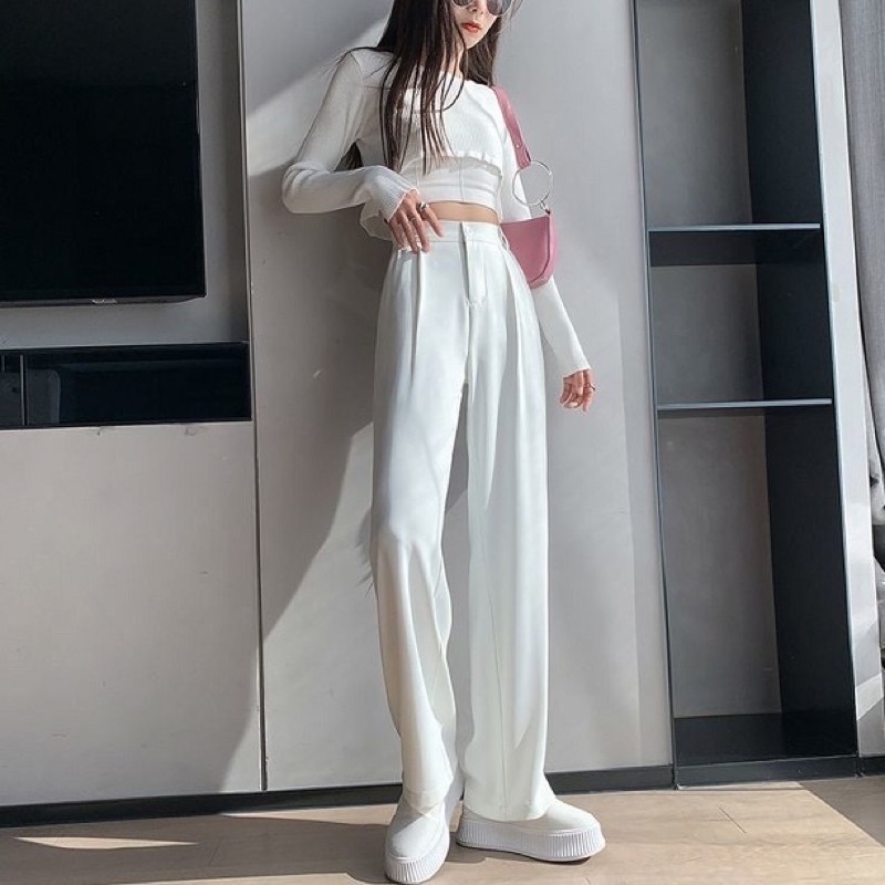Quần Ống Rộng Chất Tuyết Mưa Hàng Đẹp