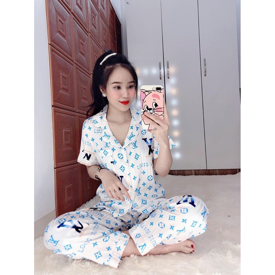 Pijama - pyjama Đồ Mặc Nhà Mẫu Lụa Satin SIÊU HOT