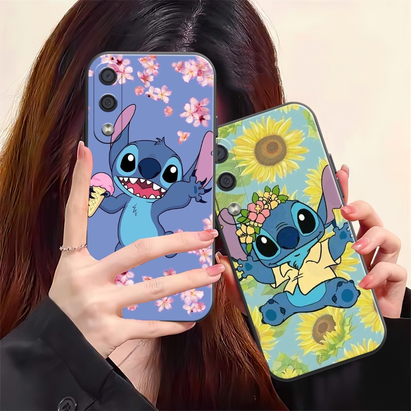 DISNEY Ốp Điện Thoại Tpu Mềm Chống Sốc In Hình Stitch Cho iPhone 11 12 13 pro max XS X XR XSMax 7 8 6 6s plus SE 2020